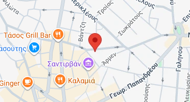 Location of business on map