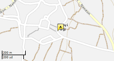 Location of business on map