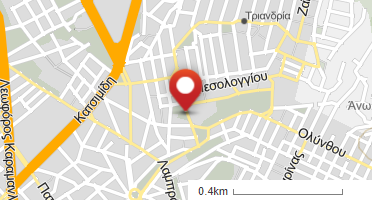 Location of business on map