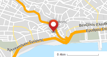 Location of business on map