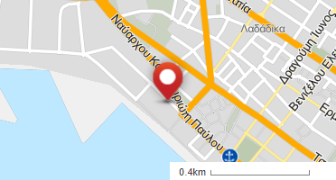 Location of business on map