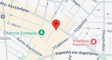 Location of business on map