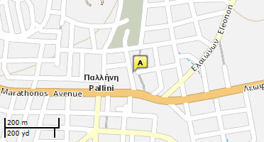 Χάρτης και σημείο της επιχείρησης