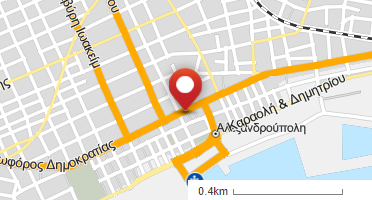 Location of business on map