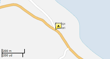 Location of business on map