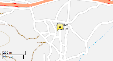 Location of business on map