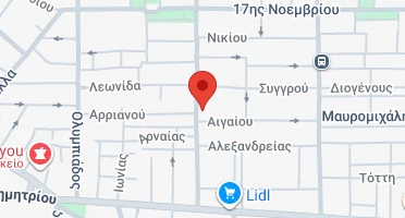 Location of business on map