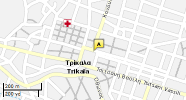 Location of business on map