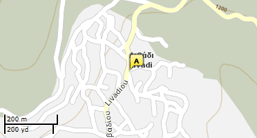 Location of business on map