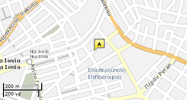 Location of business on map