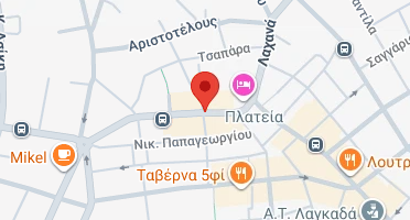 Location of business on map