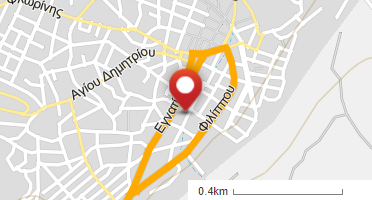 Χάρτης και σημείο της επιχείρησης