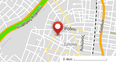 Location of business on map