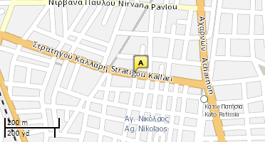 Location of business on map