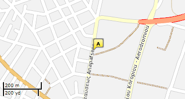 Location of business on map