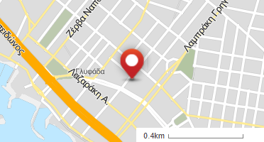 Location of business on map