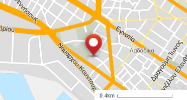 Location of business on map