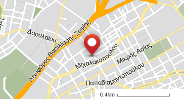 Location of business on map