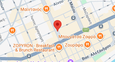Location of business on map