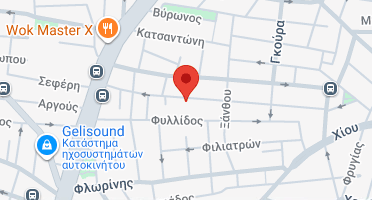 Location of business on map