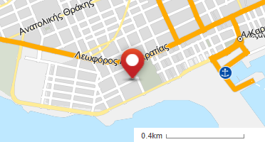 Location of business on map