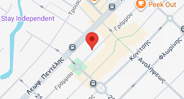 Location of business on map