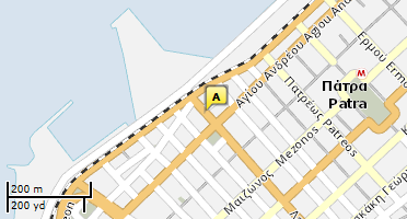 Location of business on map