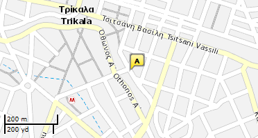 Location of business on map