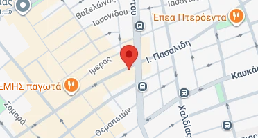 Location of business on map