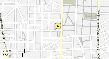Location of business on map