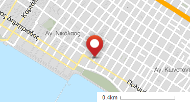 Location of business on map