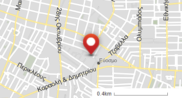Location of business on map