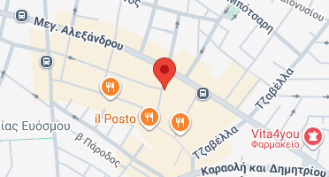 Location of business on map
