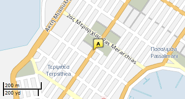 Location of business on map