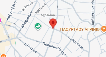 Location of business on map