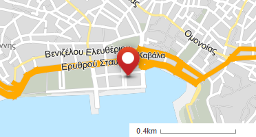Location of business on map
