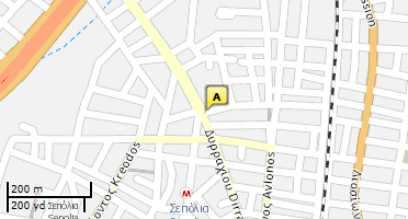 Location of business on map