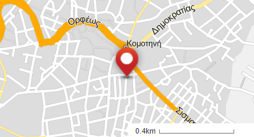 Location of business on map