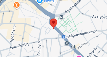 Location of business on map