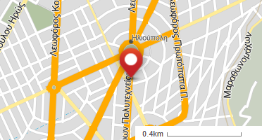 Location of business on map