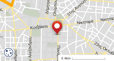 Location of business on map