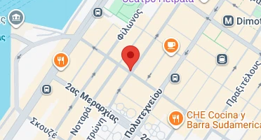 Location of business on map
