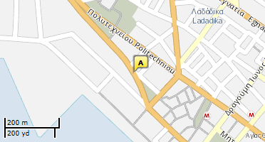 Location of business on map