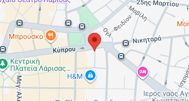 Location of business on map