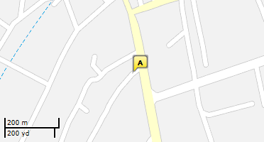 Location of business on map