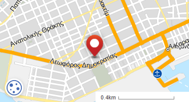 Location of business on map