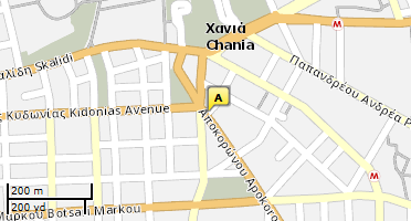 Location of business on map