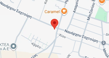 Location of business on map