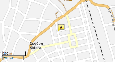 Location of business on map