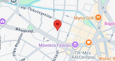 Location of business on map
